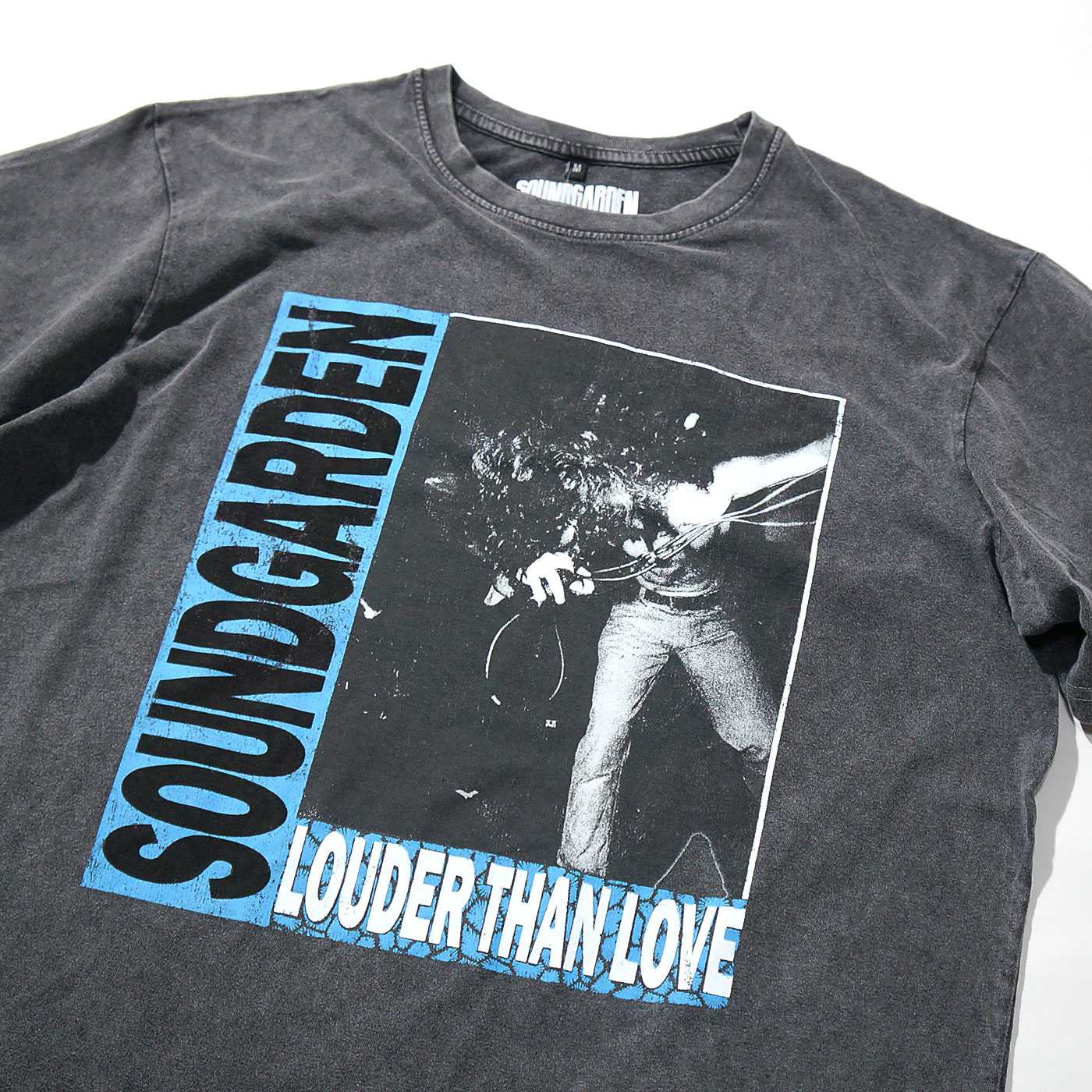 SOUNDGARDEN Tシャツ Louder Than Love ストーンウォッシュ-Grey