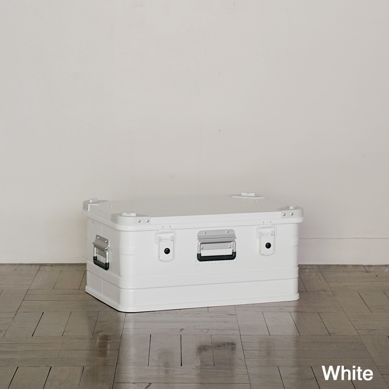 ALPOS ALUMINUM CONTAINER / with Stacking Corner - S (47L) COLORED
