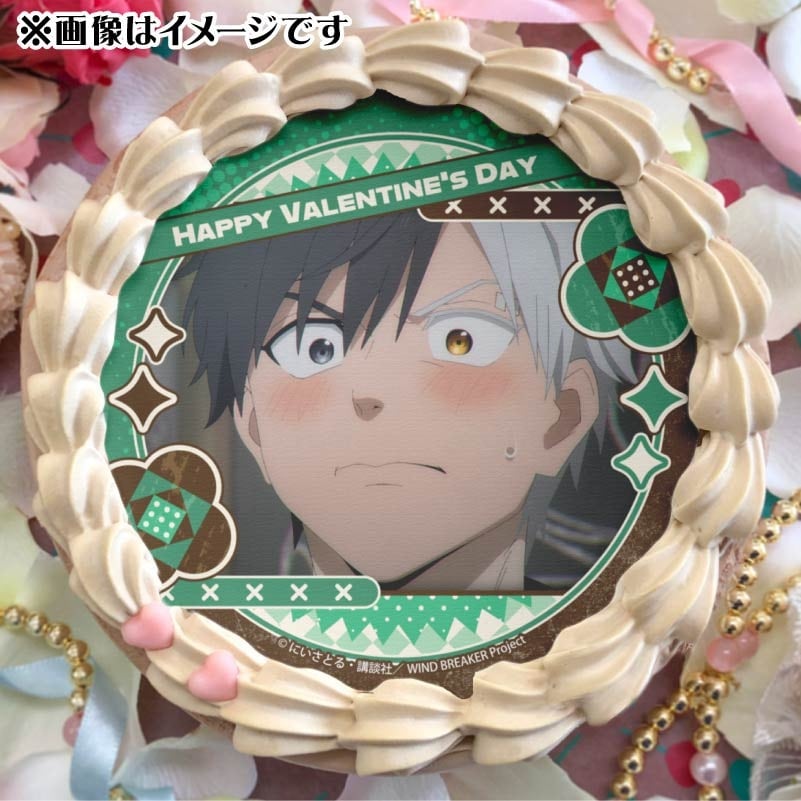 ウィンブレ windbreaker ケーキ ホログラムマグ缶バッジ 桜遥 10個
