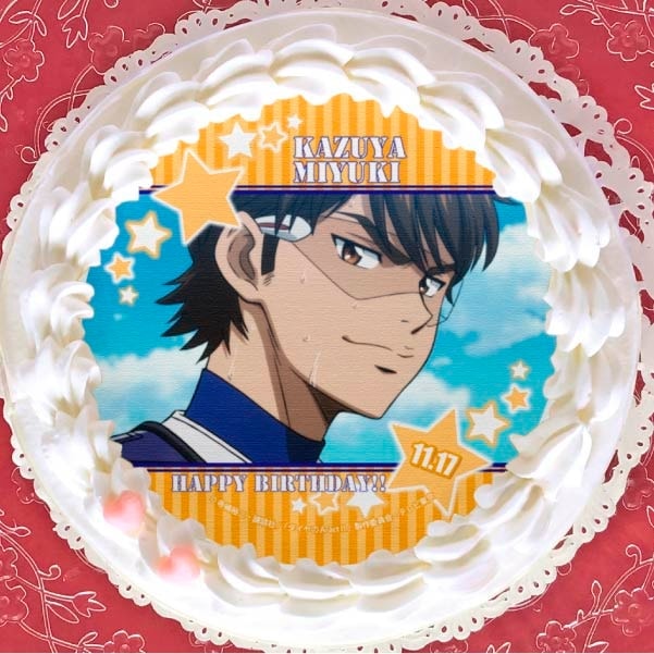 4847】激レア ダイヤのA 御幸一也 バースデー缶バッジ 特典