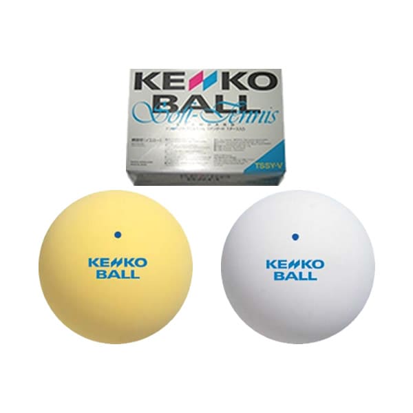 ソフトテニス ボール ケンコー&アカエム 公認球 2ダース(24球)ずつ