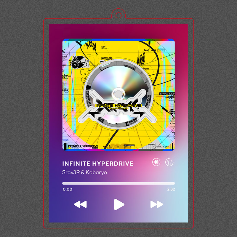 Ado ポップアップ ランダム ジャケット アクリルキーホルダー 唱