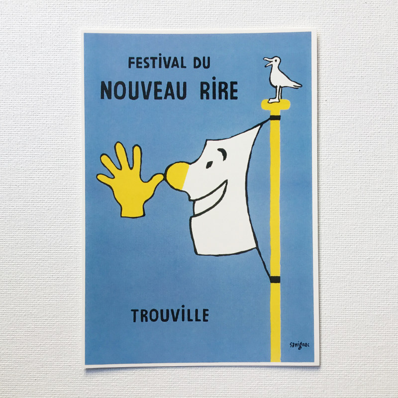 フランス ポスター Raymond Savignac サヴィニャック AIR FRANCE