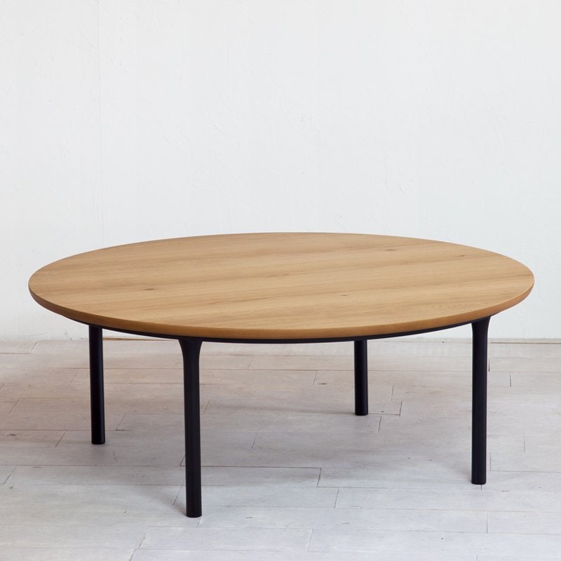 Wells｜ウェルズコタツテーブル｜オークの円形こたつ｜Nichibi