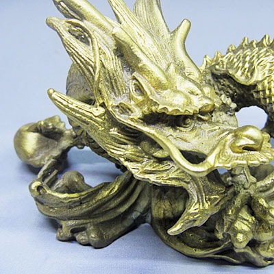 銅製・特大龍「右向き」 銅製 龍 置物 左向き、右向き,単品販売