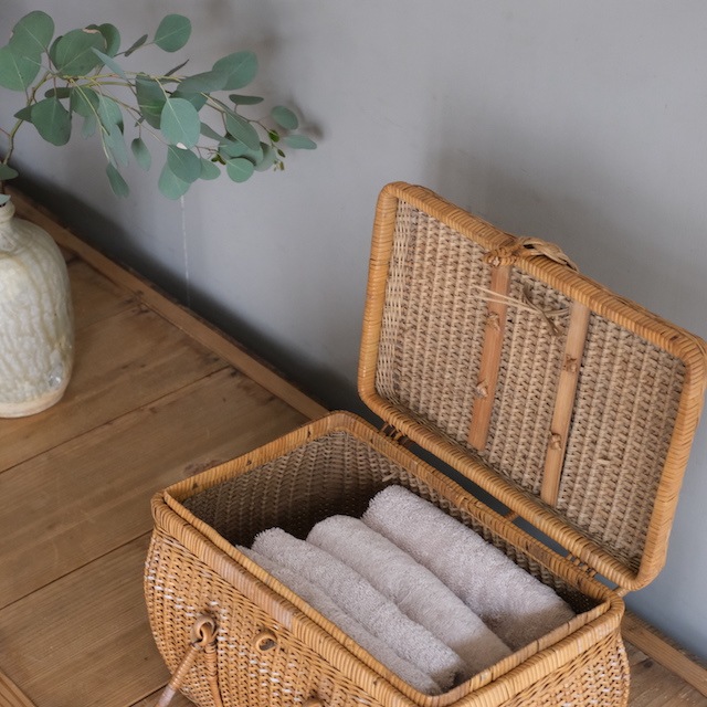 籐の大正バスケット 煎茶籠 | 古雑貨,籠 バスケット | R-select