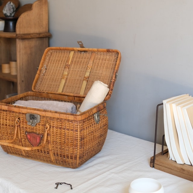 籐の大正バスケット 煎茶籠 | 古雑貨,籠 バスケット | R-select