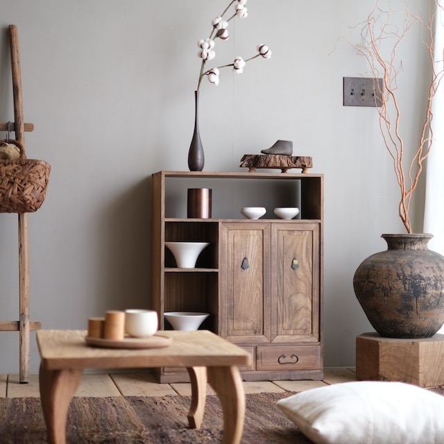 キャビネット けんどん扉 ｜古家具,棚類｜古家具・アンティーク家具 R