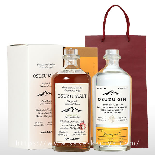 OSUZU MALT(杉樽)×OSUZU Kumquatセット | 国産ウイスキー | 酒専門店鍵や