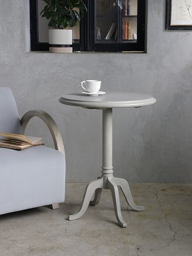 ビンテージ サイドテーブル 花台 ベッドサイドテーブル 小 猫脚 剥離