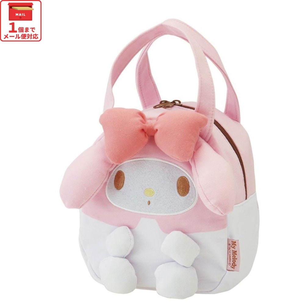 スエット素材ダイカットバッグ マイメロディ／KNBD1_4973307372162