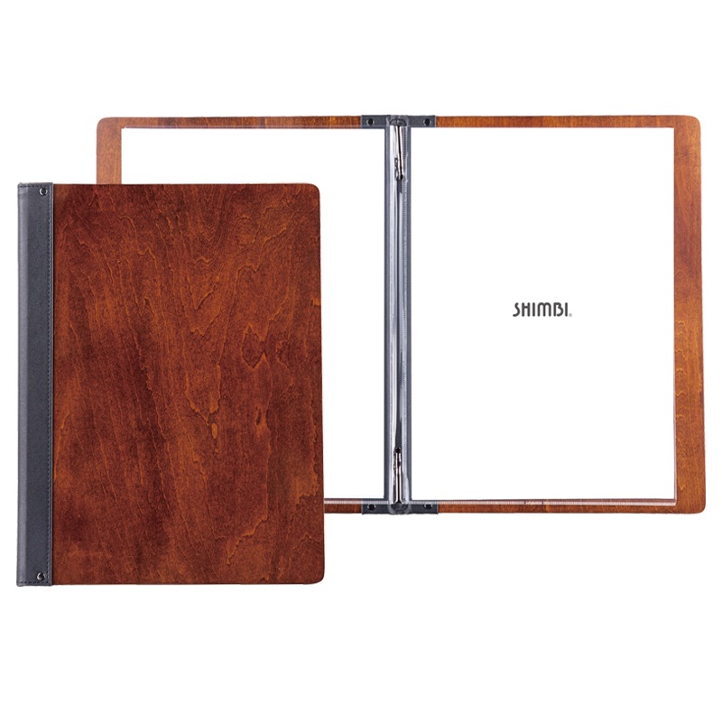 スリムB-SHO-101 （A4 8ページ仕様 10枚20ページまで増減可） 木製