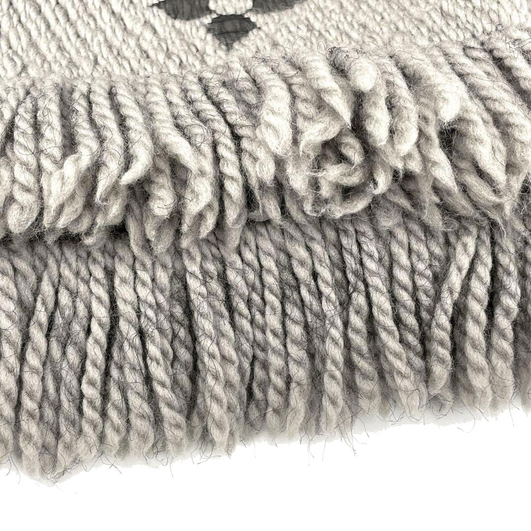 ルイヴィトンエシャルプ ロゴマニア マフラーグレー