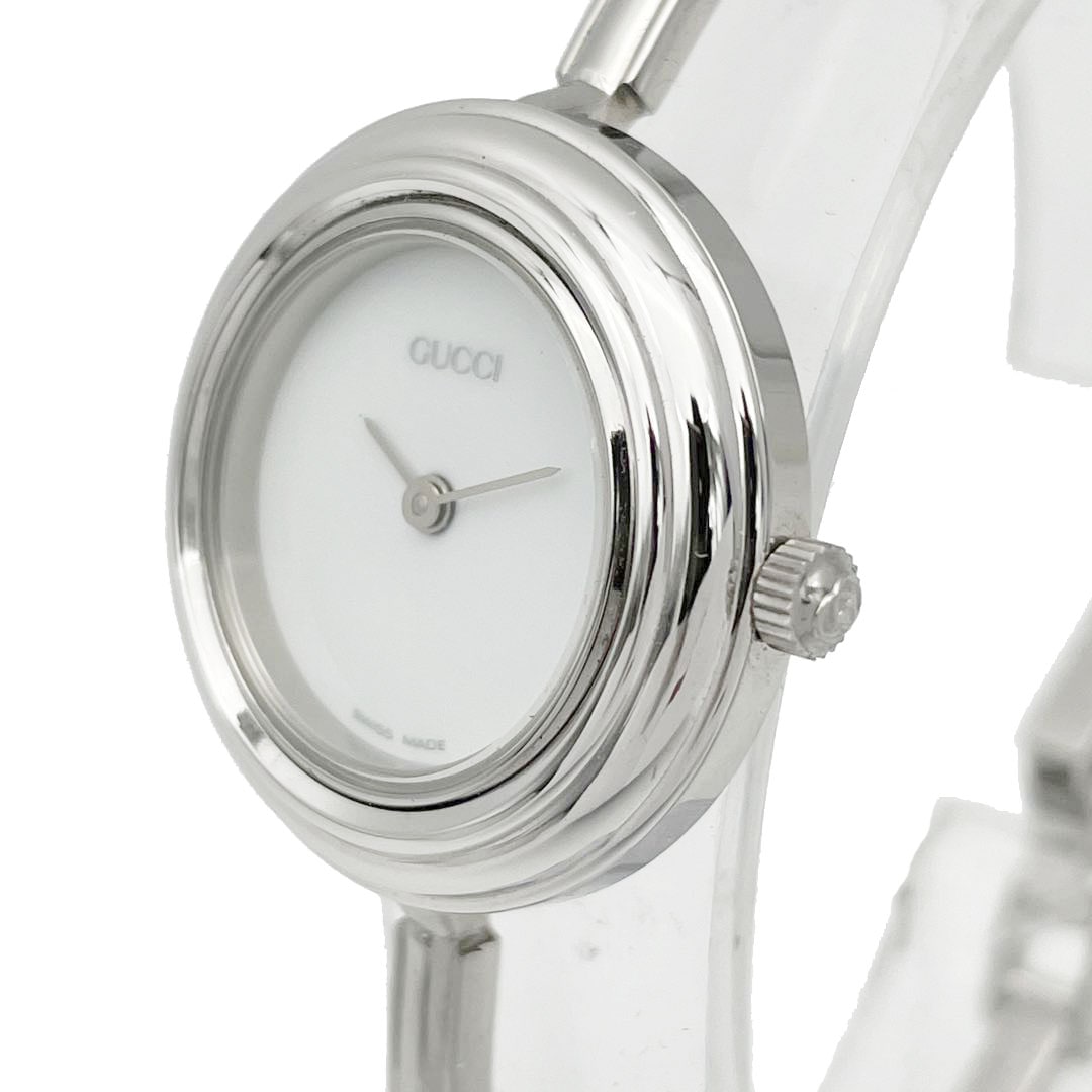 GUCCI グッチ レディース 腕時計 チェンジベゼル バングルウォッチ