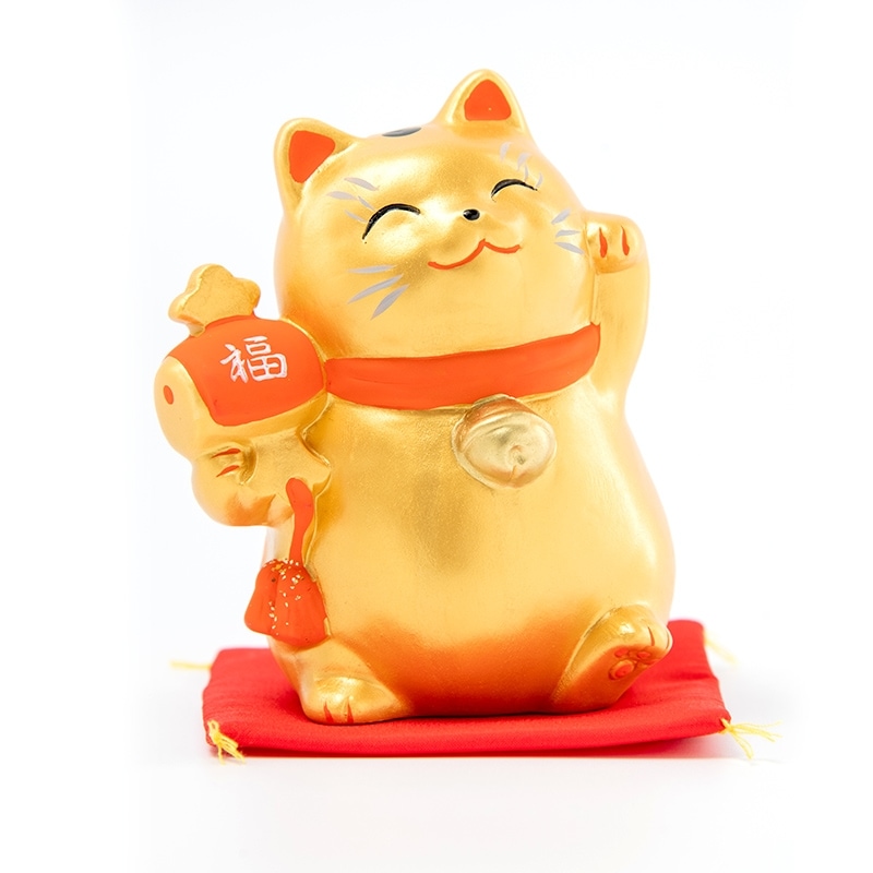 招き猫【福槌】 金運/置物/開運/風水｜白崎八幡宮