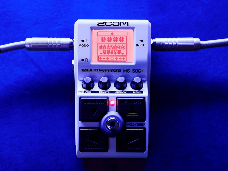 ZOOM ズーム マルチエフェクター MS-50G+ MultiStomp エレキギター用