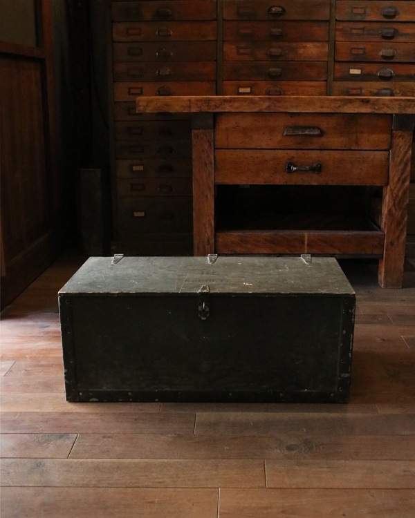 ビンテージ 米軍 US ARMY 希少 フットロッカ－ トランクBOX ビンテージ