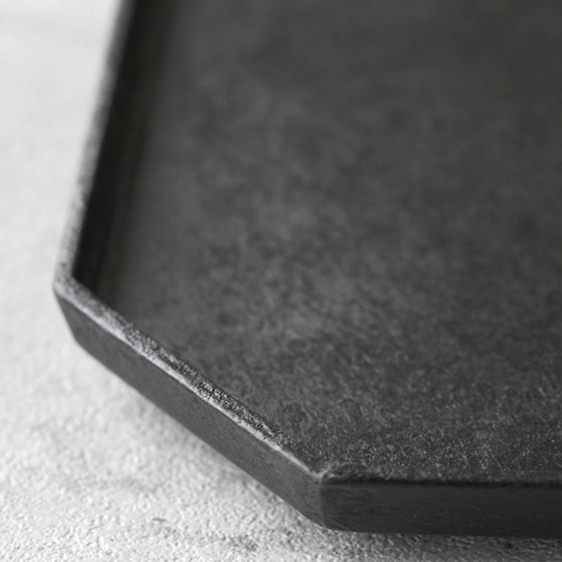 蝶野秀紀｜和紙貼八角盆 正方形 黒 | 趣佳[syuca.jp] オンライン