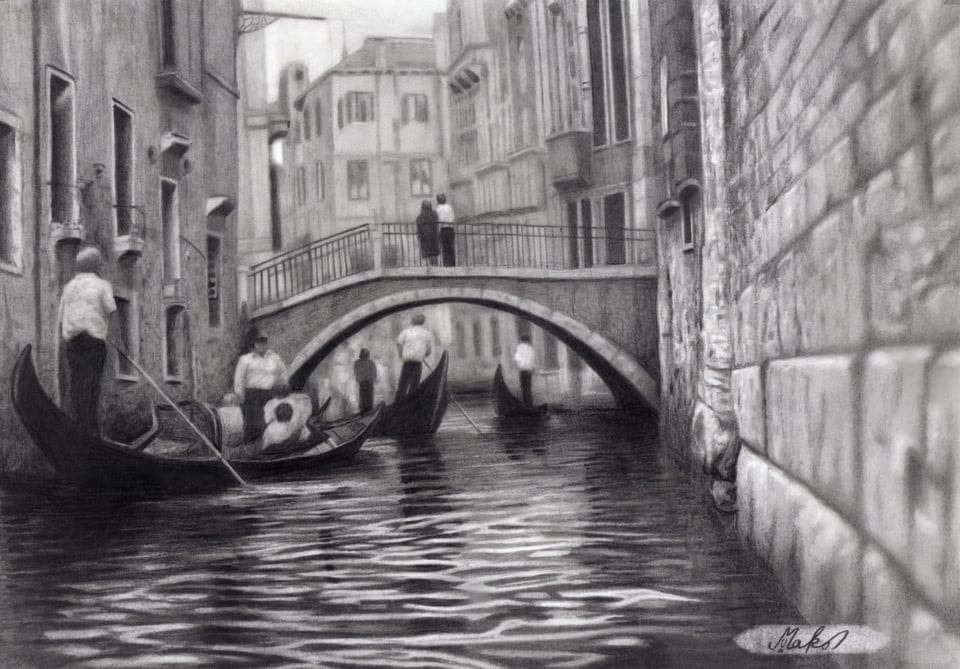 鉛筆画『風景009』 鉛筆画『風景009』 鉛筆画『風景009』 鉛筆画『風景