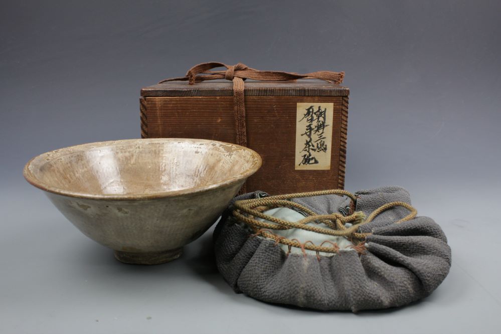 朝鮮三嶋 暦手茶碗 | 入荷商品 | 誠屋 岡山・倉敷の骨董品・古美術