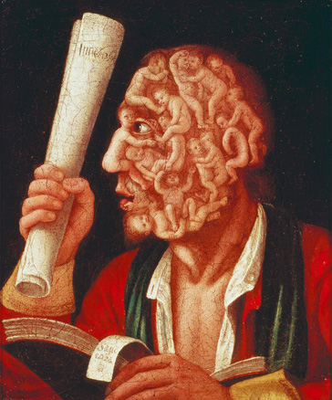 ジョゼッペ・アルチンボルド•ジュゼッペの春 1573年作品 ルーブル