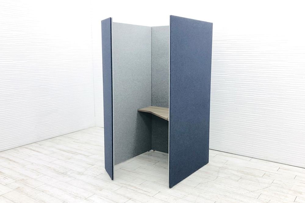 オカムラ ドレープ テトラ 中古 ワークブース ブースセット 一人用