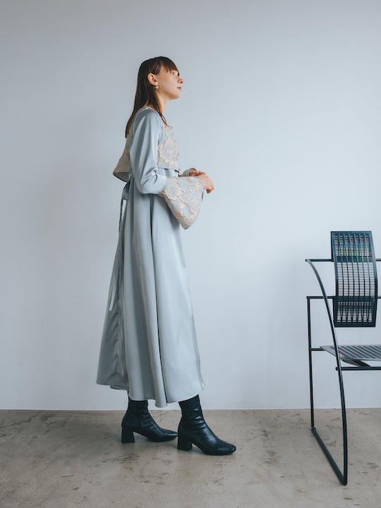 Jacquard Vest Layered Dress｜ジャガードベストレイヤードドレス – MARTE