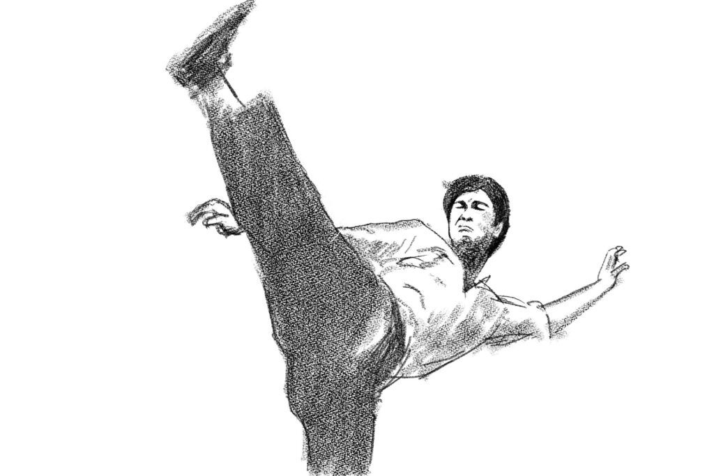 ブルース・リー キック像！！ 香港文化博物館限定ブルース・リー