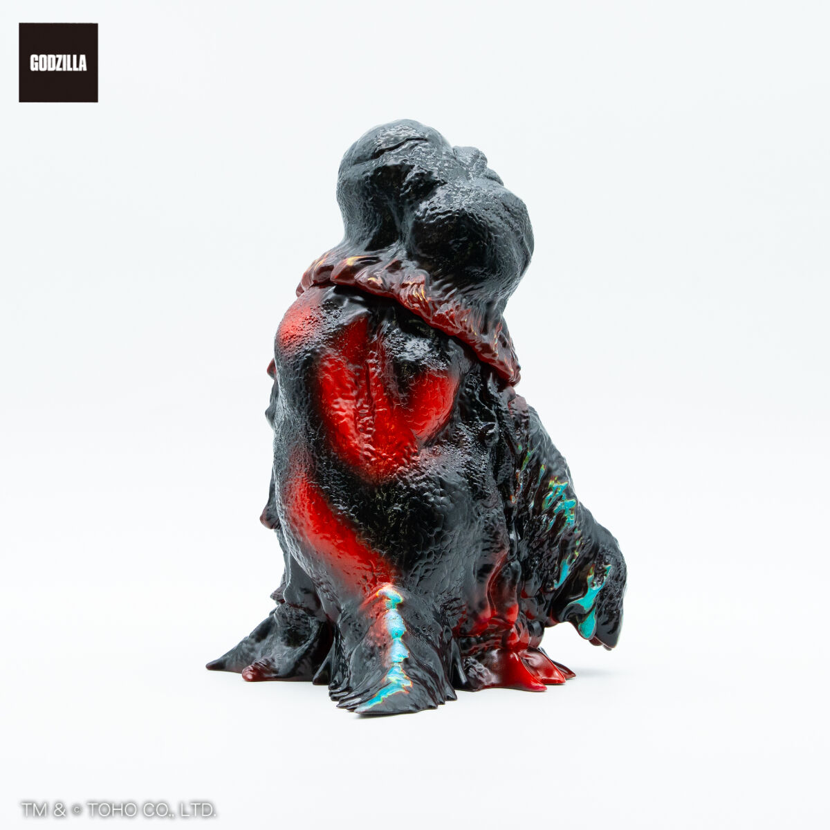 ゴジラ フィギュア 苔 溶岩プレート 台座 横49×高さ39cm 制作品