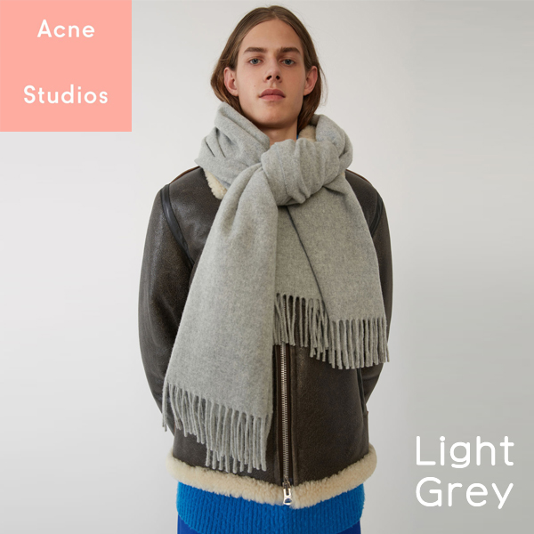 アクネ Acne Canada 大判マフラー ストール ライトグレー – MARUMARU