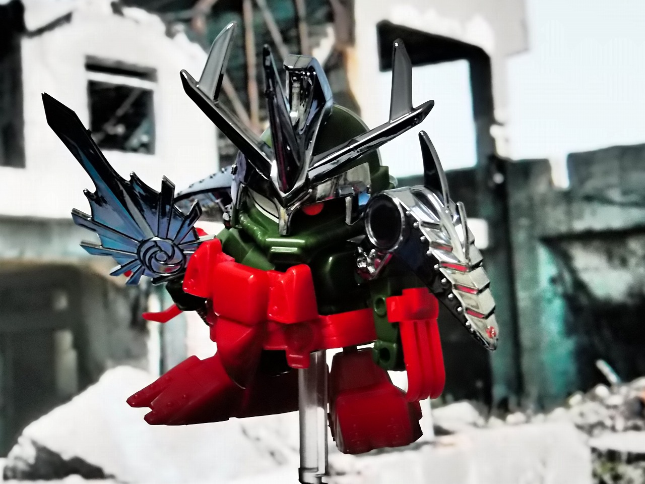 BB戦士No39 闇将軍 素組みレビュー | がちゃぽん戦士緊急出撃