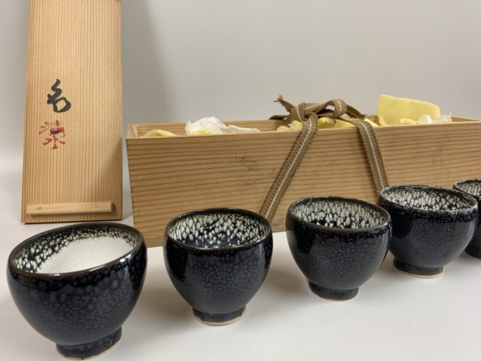 清水卯一 三種盃 ぐい呑 清水卯一 三種盃 ぐい呑 清水卯一 三種盃