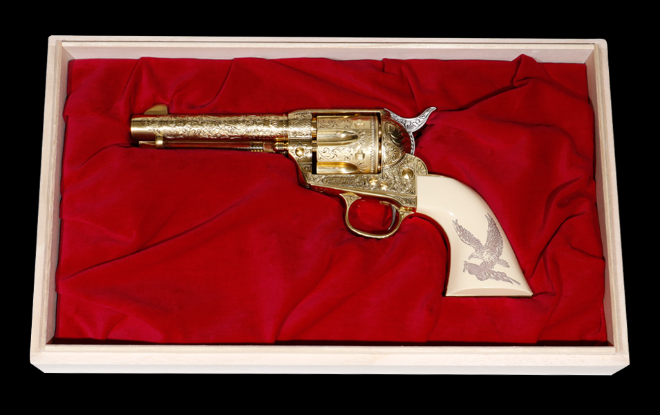 マルシンSAA45モデルガン、ゴールド トイガン玩具 大幅値下げ！早勝ち