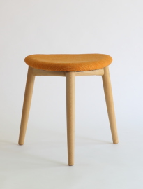 まるくる② ウールクッション付き木製スツール hozukiスツール - 丸徳