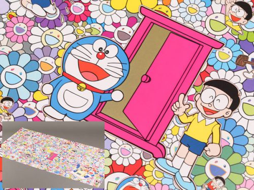 ヤフオク 【流】村上隆 ドラえもん シルクスクリーン 「あんなこといい