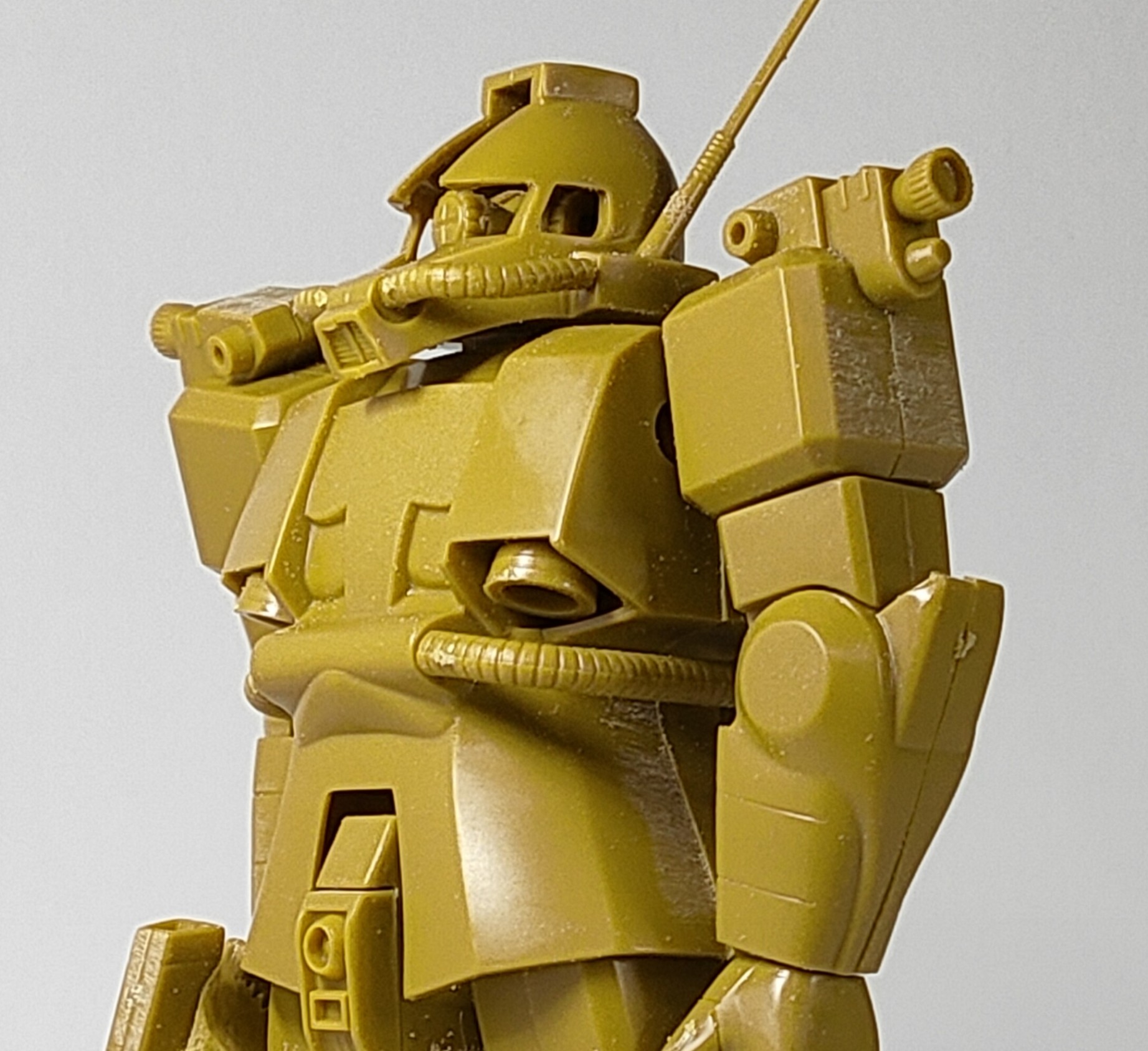 旧キット1/144 ザク強行偵察型のアルミ線接続（1）仮組み | つってぃー