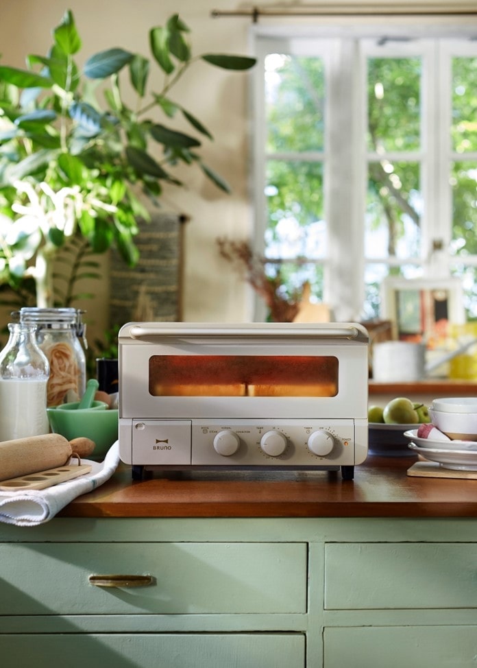 BRUNO スチーム＆ベイクトースター グレージュ 電子レンジ オーブン