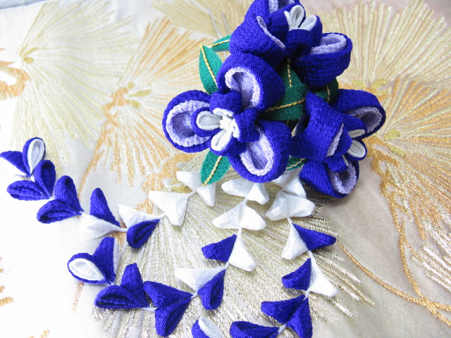 あやめ 菖蒲 かきつばた - 茉莉簪〜まりかんざし〜