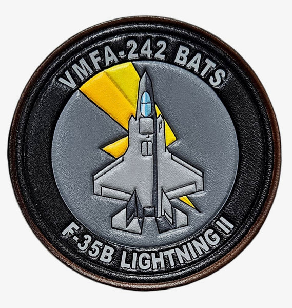 Buy Official VMFA-242 Bats F-35 Li Patch | MarinePatches.com