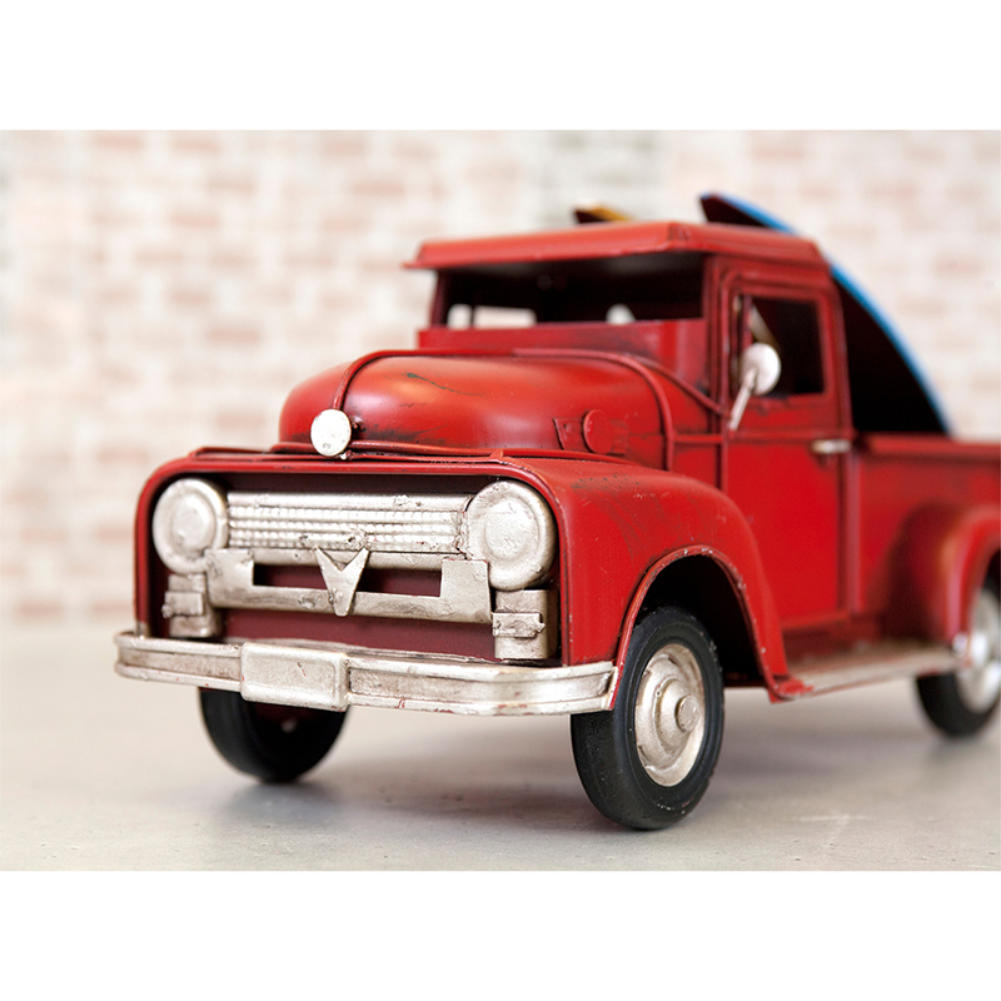 ブリキのおもちゃ ヴィンテージカー サーフトラック サーフボード