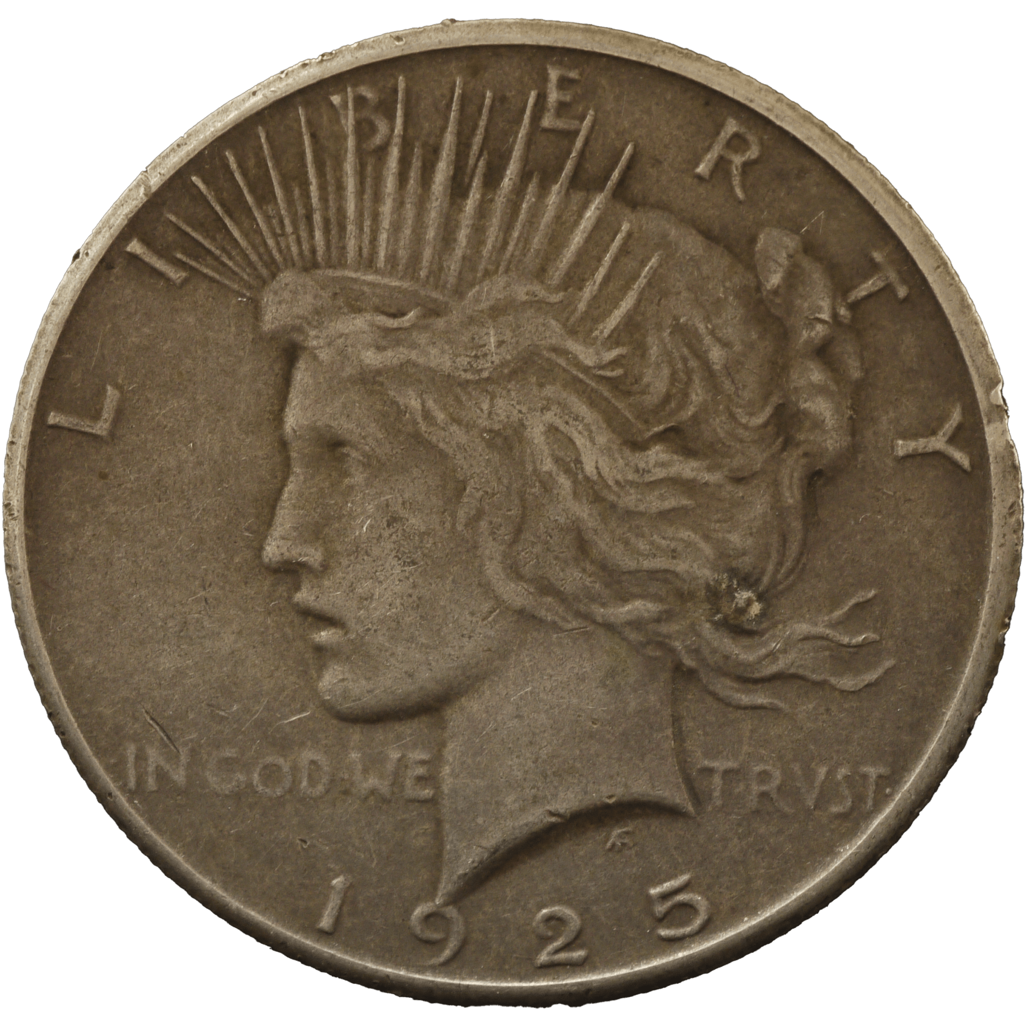 アメリカ 1ドル銀貨 1925年 ピースダラー サンフランシスコ鋳｜NJ