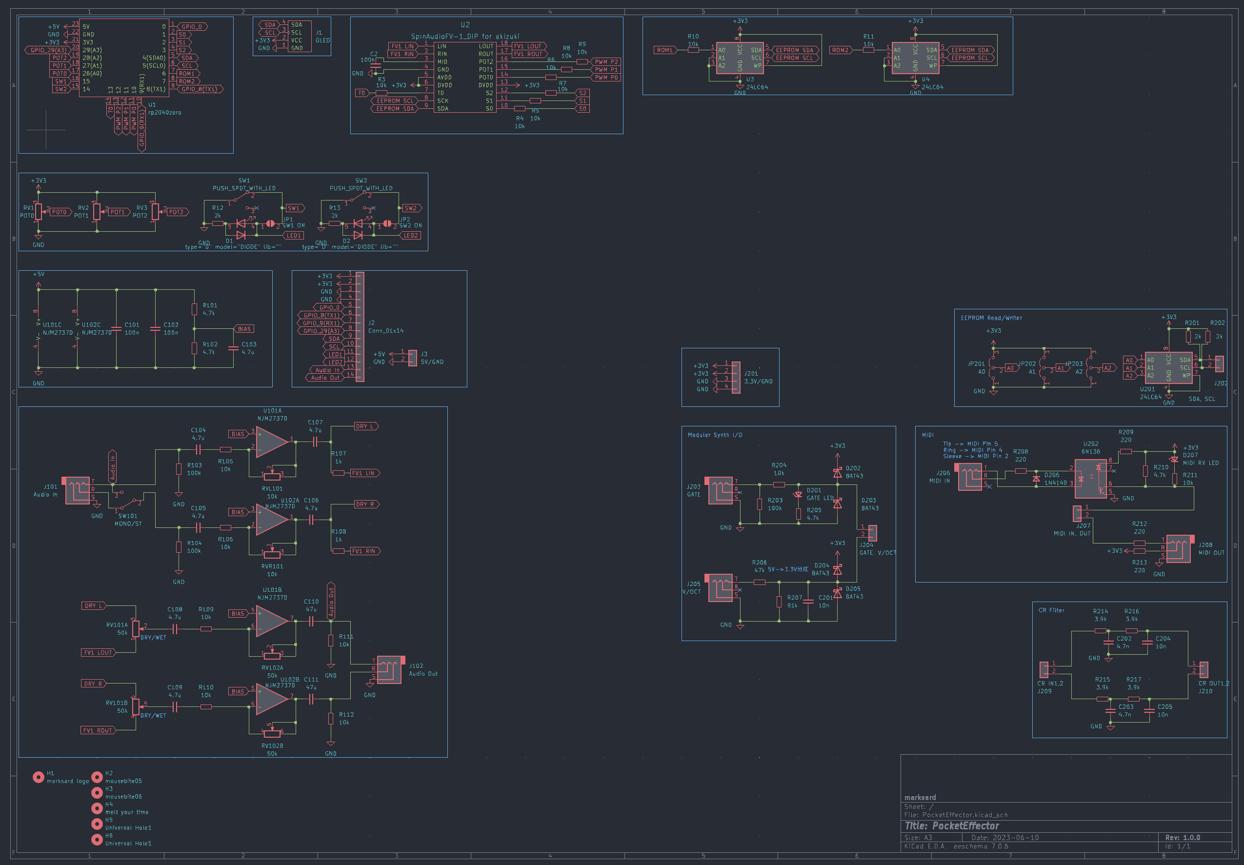 Spin Semiconductor FV-1でエフェクターを自作する | キオクノロンダリング