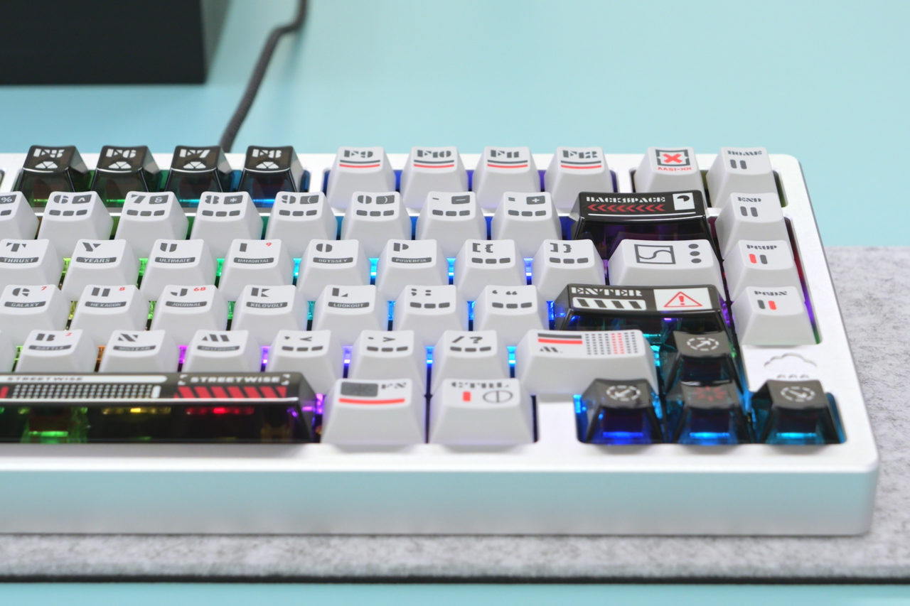 WOBKEY Rainy75 color シルバー(英字配列) キーボード Rainy 75 Pro系