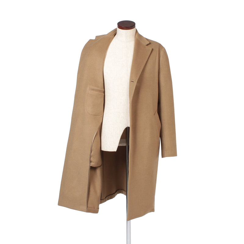 Finjack（フィンジャック）カシミヤキャメルシングルチェスターコート