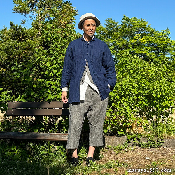 DjangoAtour “DA farmers frontbutton easypants” | MASUYA