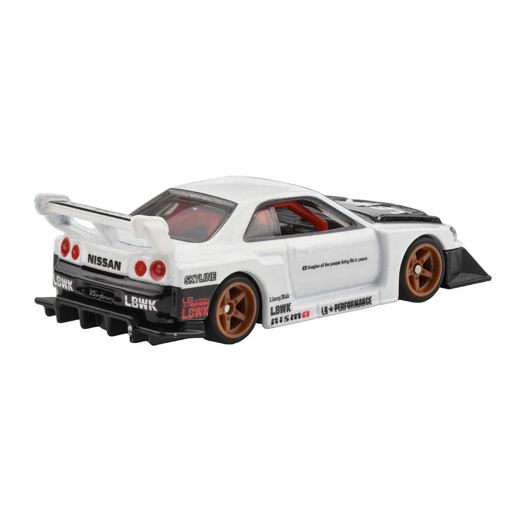 ホットウィール 日産 スカイライン LBWK スーパーシルエット R34 10台