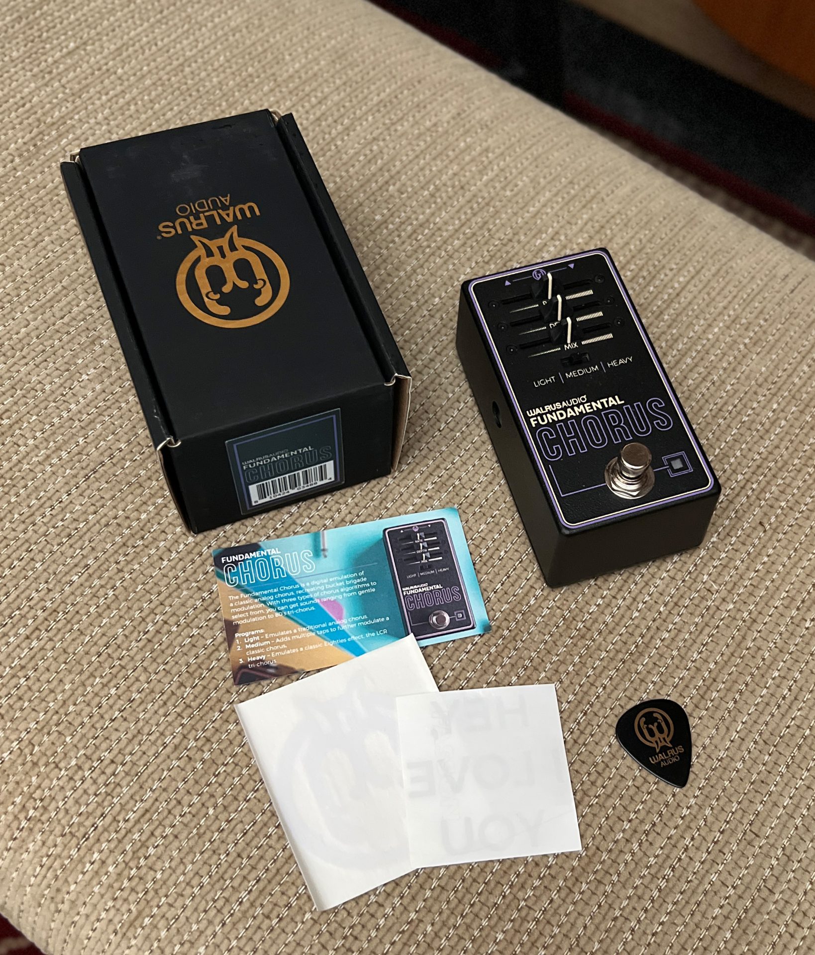 USED Walrus Audio Fundamental Series Chorus w/ Original Box