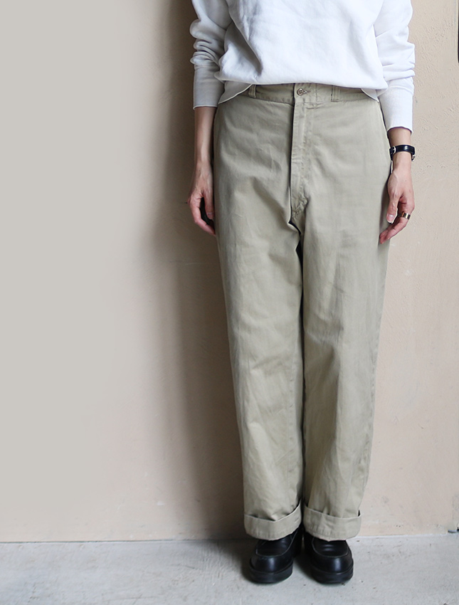 60s US.ARMY 34×31 チノトラウザーズ アメリカ軍 実物 60's USA
