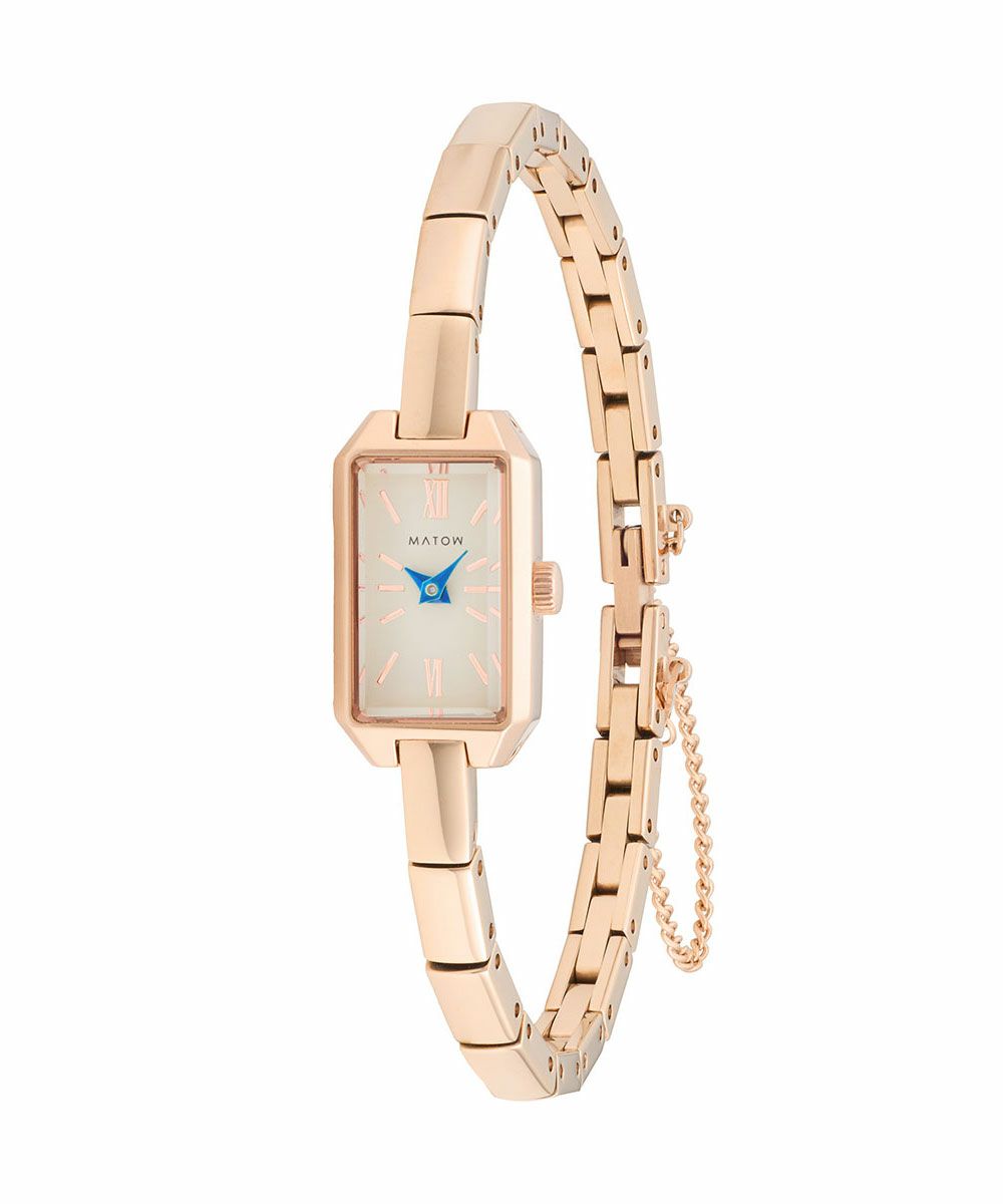 MATOW マトウ TSUKI 清月 / MINI SQUARE ROSE GOLD WHITE レディース