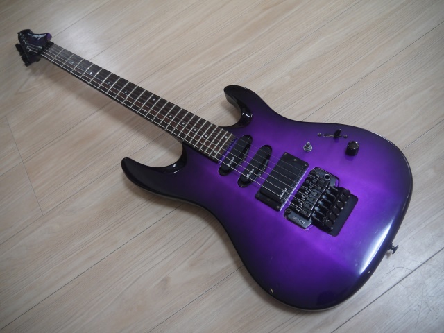 アリアプロ2 MAGNAシリーズ フロイドローズタイプ パープル コイル